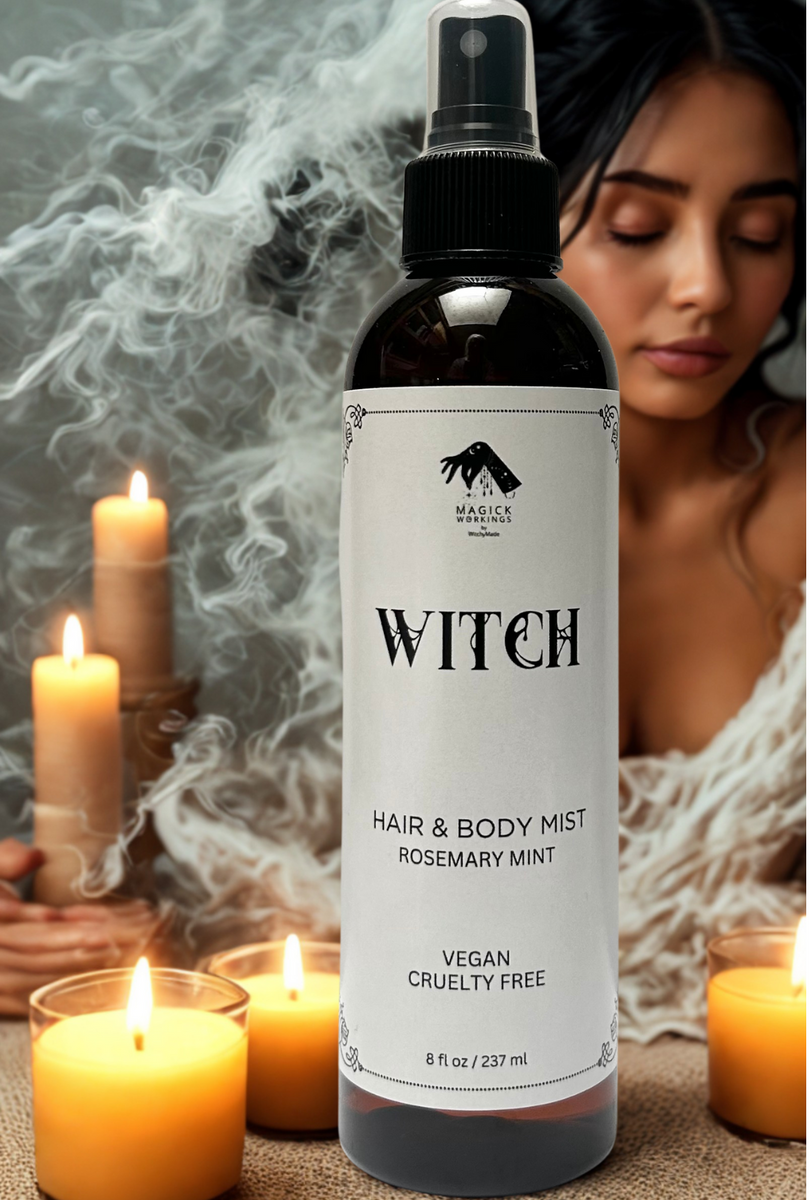 NEW! WITCH Hair & Body Perfume Mist – MagickWorkings by WitchyMade