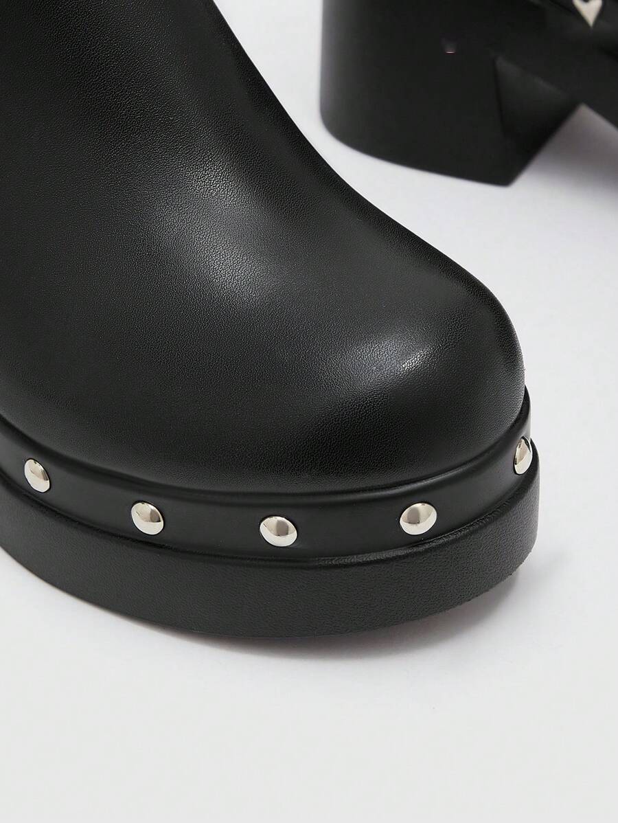 Witchy Goth Black Sling-back Clogs – MagickWorkings by WitchyMade
