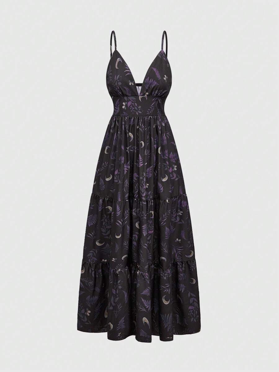 slim fit dress slacks Sequin Gown Witch Side Cuttings Glam Witch