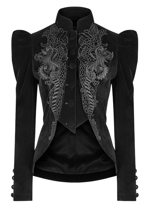 Victorian Witch Gothic Weft Velvet Cropped Jacket – MagickWorkings