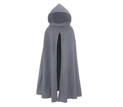 Witchy Black Hooded Cape Poncho, Witch Cape, Witchy Hooded