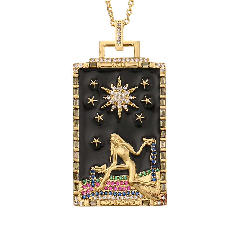 アクセサリー gunda TAROT NERO NECKLACE 2024 1st】gunda<ガンダ>TAROT NERO NECKLACE/B [タロット